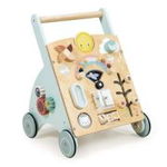 Antemergator cu activitati, din lemn premium, Sunshine Baby Activity Walker, 