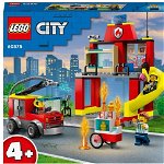 LEGO City - Fire Station and Fire Truck (60375) | LEGO, LEGO