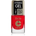 Delia Cosmetics Coral Hybrid Gel gel de unghii fara utilizarea UV sau lampa LED culoare 125 11 ml, Delia Cosmetics