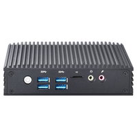 Industrial fanless miniPC  V2-2LAN-N5105, Intel Celoron N5105 2.9Ghz 4 Core, SSD: 256 GB NVMe, RAM: 8 GB, 2*LAN 1Gb, MADD