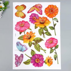 Sticker Flori, 3D, 50 x 35 cm, Engros, Sticker Flori, 3D, 50 x 35 cm, Engros,