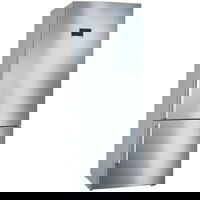 Combina frigorifica Bosch KGN56XIDR, 508 l, NoFrost, PerfectFir, Iluminare LED, Clasa D, H 193 cm, Inox AntiAmprenta