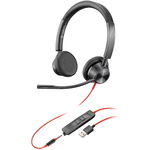 Casti Call Center Plantronics Blackwire 3325 USB, Negru