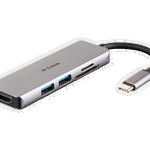Hub USB Type-C D-LINK DUB-M530 USB 3.0 HDMI SDmicroSD Gri
