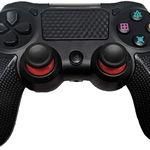 Controler Wireless pentru PS4, Vibratie Activa, Reincarcabil, Indicator LED, Design ergonomic, Negru, KlaussTech