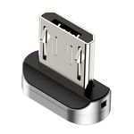 Conector MicroUSB Baseus pentru Cablu Zinc Magnetic Argintiu (de rezerva)