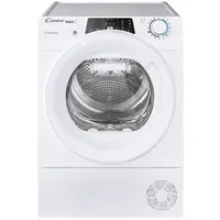 Uscator de rufe Candy CSOE H10A2TE-S, Pompa de caldura, 10 kg, Clasa E, Easy Care, Kilo Detector, Dry Sensor, Alb