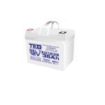 Acumulator AGM VRLA 12V 36A GEL Deep Cycle 195mm x 128mm x h 155mm M6 TED Battery Expert Holland TED003386