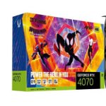 Placa video Zotac GeForce RTX 4070 AMP AIRO SPIDER-MAN™: Across the Spider-Verse Bundle 12GB GDDR6X 192-bit DLSS 3.0, ZOTAC