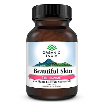 ORGANIC INDIA Beautiful Skin | Ten Radiant, 60 capsule vegetale, 