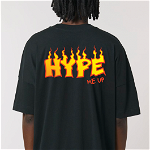 HYPE ME UP FIRE Oversized Tshirt