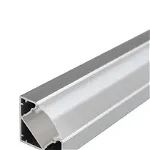 Profil Aluminiu ptr Banda LED L2m Argintiu, Optonica