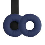 Set 2 Perne de urechi pentru casti Sony WH-CH510, Kwmobile, Albastru, Piele ecologica, 56696.04