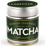 Ceai matcha premium grad ceremonial, bio, 30g, Aromandise, Aromandise