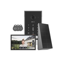Kit videointerfon WiFi wireless cu panou solar si sonerie EZVIZ CS-EP7-3MP-SP, 3 MP, 2.0 mm, IR 5 m, 7 inch, 2600 mAh, PIN , RFID, slot card, aplicatie mobila, EZVIZ