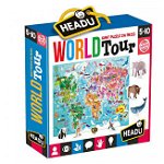 Puzzle Headu Teacher Tested - Turul lumii, 108 piese, Headu