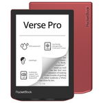 eBook Reader PocketBook Verse Pro PB634, ecran tactil 6.0 E Ink Carta™ 1200, 300dpi, 16GB, SMARTlight, G-sensor, WiFi&Bluetooth, Passion Red, PocketBook