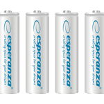 Acumulatori reincarcabili Esperanza, 4 buc, AA, Ni-MH, 2000MAH, 1,2V, AAA, alb, Esperanza