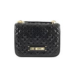 Poseta crossbody femei Love Moschino neagra cu model matlasat 2320POSS4000N