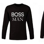 Set de bluze negre Boss Man/Lady COD SN535, Zoom Fashion