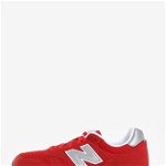 Pantofi sport rosii din piele intoarsa cu detalii din plasa pentru barbati - New Balance ML373, New Balance