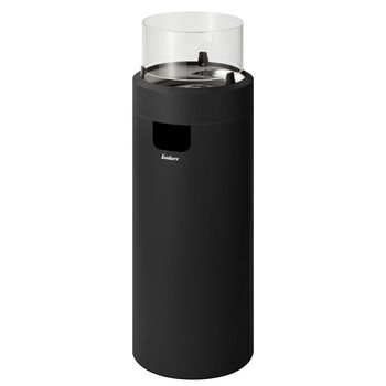 Șemineu cu gaz ENDERS Nova LED L, negru, ENDERS