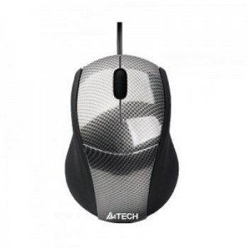 Mouse A4TECH N-100-1 V-track Padless, USB, Carbon, 8-in-One Software N-100-1