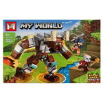 Set de constructie MG - My World of Minecraft - Robot - 308 piese