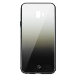 Carcasa Sticla Samsung Galaxy J6 Plus Just Must Glass Gradient White-Black, Just Must