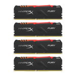 Memorie Kingston HyperX FURY Memory RGB 32GB (4x8GB) DDR4 3200MHz Intel XMP CL16