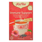 Yogi Tea Immune Support, ceai ayurvedic cu echinacea, acerola si macese, bio, 34 g, Yogi Tea