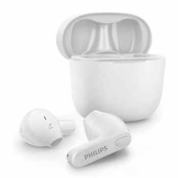 Casti audio in ear Philips TAT2236WT/00, True Wirelles, Bluetooth, autonomie 18 ore, alb