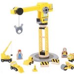 Set constructie - Macara, BIGJIGS Toys, 2-3 ani +, BIGJIGS Toys