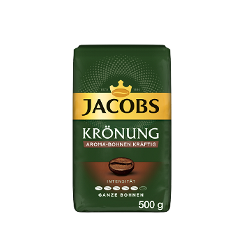 Jacobs Kronung Aroma Bohnen Kraftig 500g cafea boabe, Jacobs