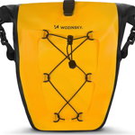 Wozinsky Wodoodporna torba rowerowa sakwa na bagażnik 25l żółty (WBB24YE), Wozinsky