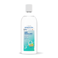 Apă Micelară Pentru Ten Normal și Mixt Cu Acid Hialuronic și Vitamina C - Curățare și Hidratare, Gerovital H3 Hyaluron C, 400 Ml, Gerovital H3 Hyaluron C