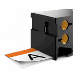 DYMO XTL etichete autoadezive semnalizare, header portocaliu, 51mm x 102mm, 1868713