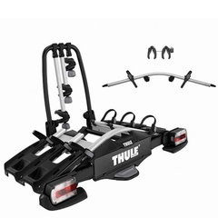 Suport biciclete Thule VeloCompact 926 cu prindere pe carligul de remorcare + adaptorul Thule 9261, pentru 3 sau 4 biciclete