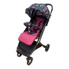 Carucior sport tip troller, pliabil, cu husa pentru picioare 608S - dino roz, L-Sun