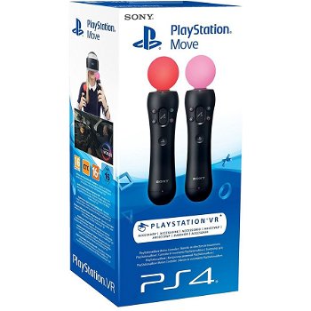 Controller Sony PlayStation Move Twin Pack, Negru