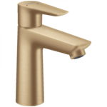 Baterie stativa de lavoar Hansgrohe Talis Bronz satinat, Hansgrohe