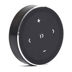 Comenzi Volan Wireless Techstar® Negru, Bluetooth, Control Media pentru Navigatii Android, Telefon, Tableta, Oprire Ecran, Techstar