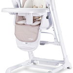 Scaun de masa cu leagan electric Caretero INDIGO 2 in 1 Beige, Caretero