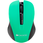 CANYON 2.4GHz wireless optical mouse with 4 buttons  DPI 800/1200/1600  Green  103.5*69.5*35mm  0.06kg