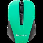 CANYON 2.4GHz wireless optical mouse with 4 buttons  DPI 800/1200/1600  Green  103.5*69.5*35mm  0.06kg