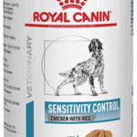 ROYAL CANIN VD Sensitivity Control Conservă pentru câini, cu Pui şi Orez 420g, Royal Canin Veterinary Diet