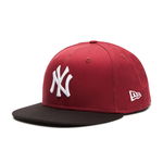 New Era, Sapca cu capsa pe partea din spate 9Fifty New York Yankees, Rosu inchis/Negru, 54.9-59.6 CM Standard