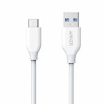 Cablu premium USB-C USB 3.0 Anker PowerLine 0.9 m alb, Anker
