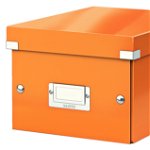 Cutie pentru arhivare, 216 x 160 x 282mm, portocaliu, LEITZ Click & Store