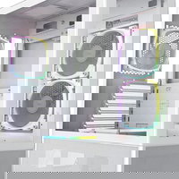 Carcasa PC MONTECH Sky Two, USB Type-C, fara sursa, iluminare ARGB, alb